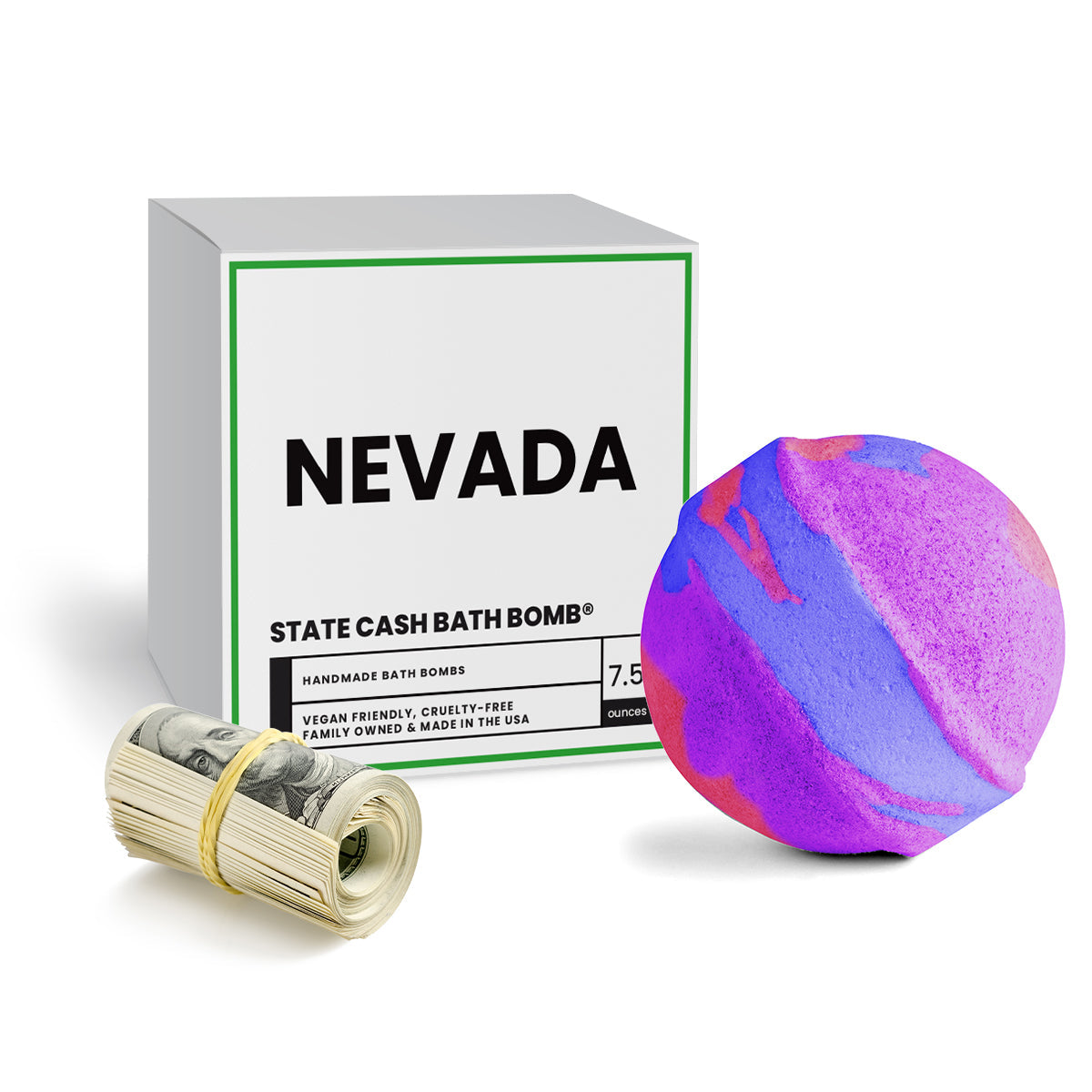 Nevada State Cash Bath Bomb