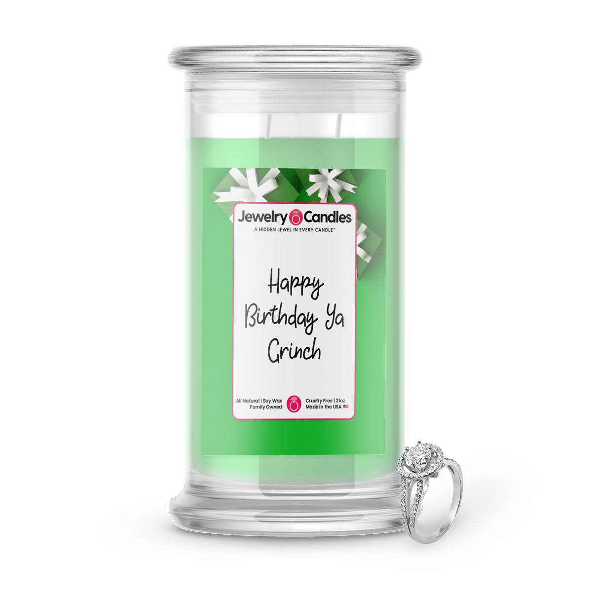 Happy Birthday Ya Grinch Jewelry Candle
