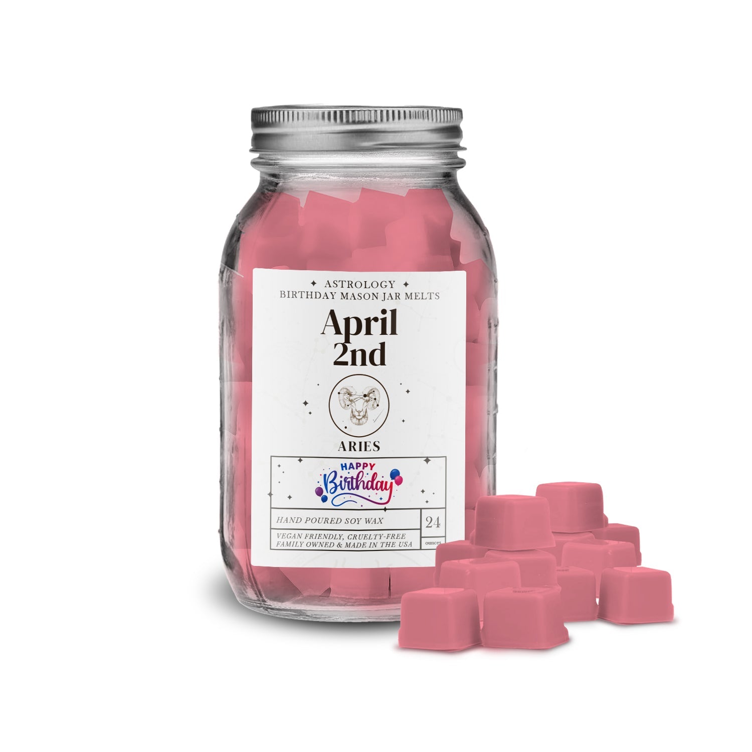 ARIES | ASTROLOGY BIRTHDAY MASON JAR MELTS