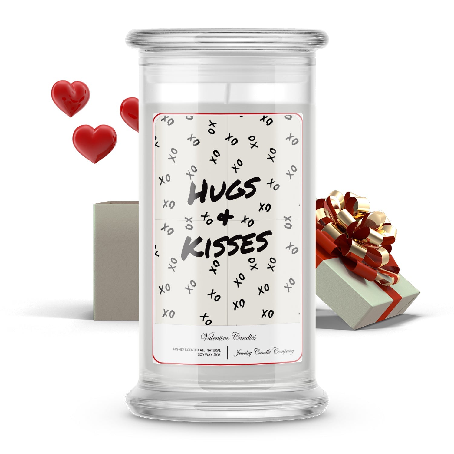 Hugs + Kisses Candle