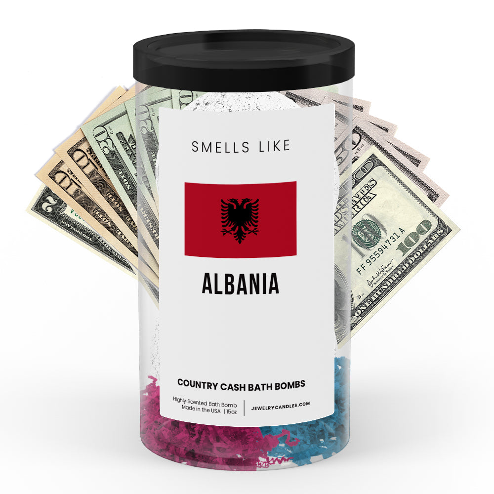 Smells Like Albania Country Cash Bath Bombs