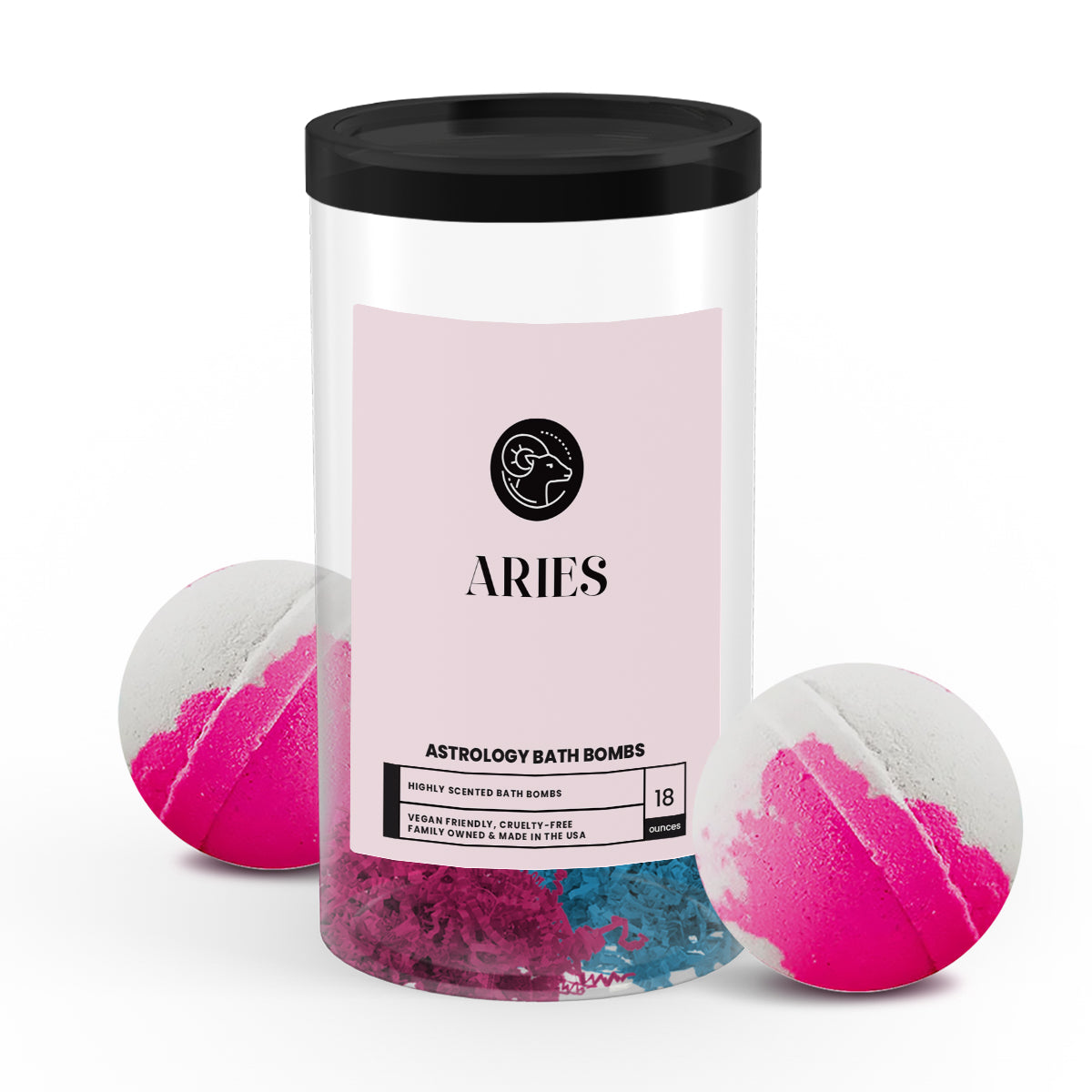 Aries Astrology Bath Bombs