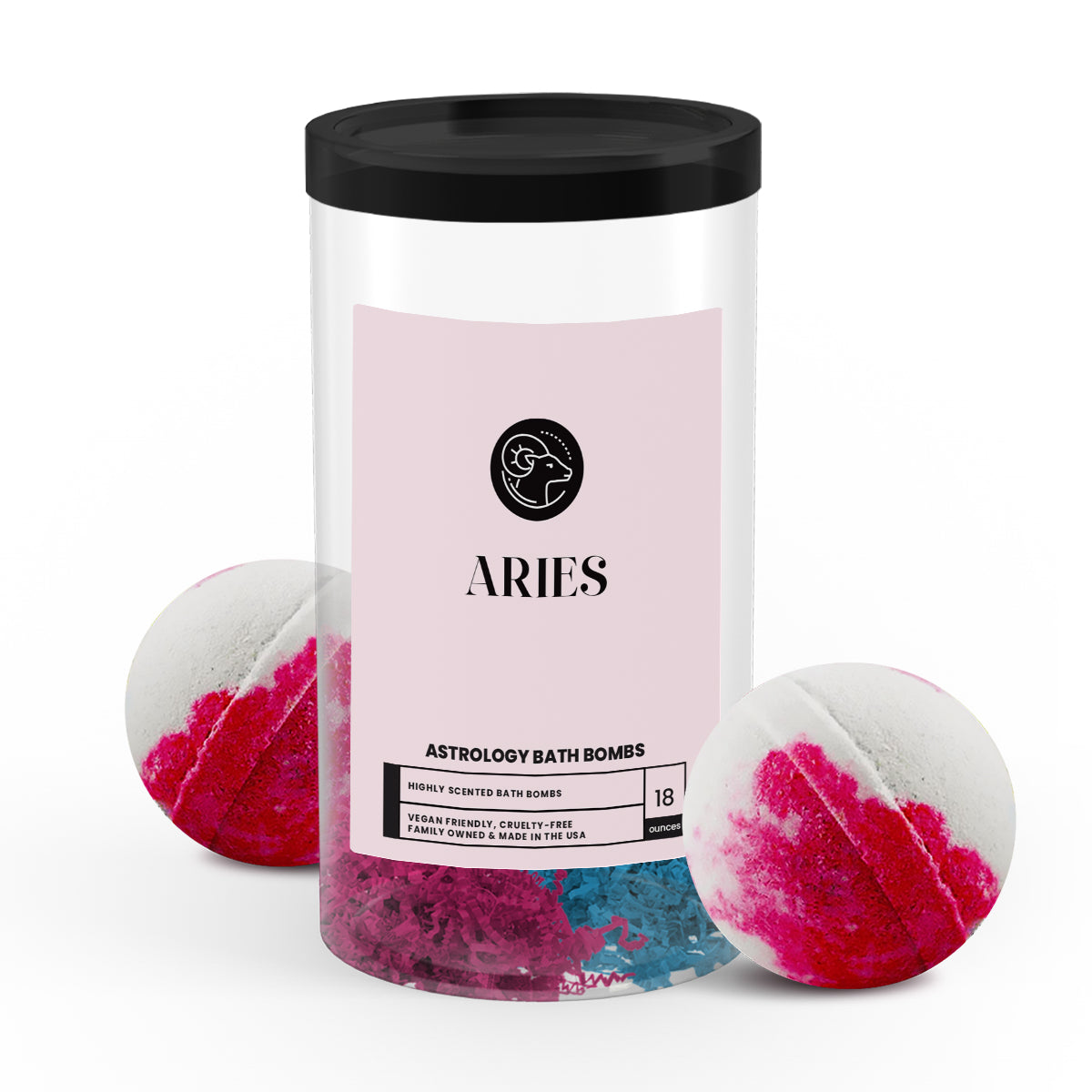 Aries Astrology Bath Bombs