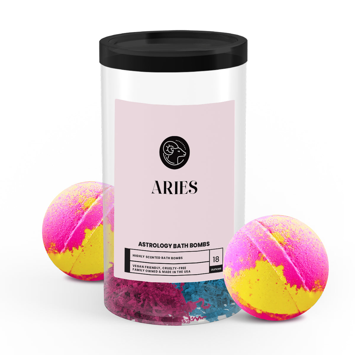 Aries Astrology Bath Bombs