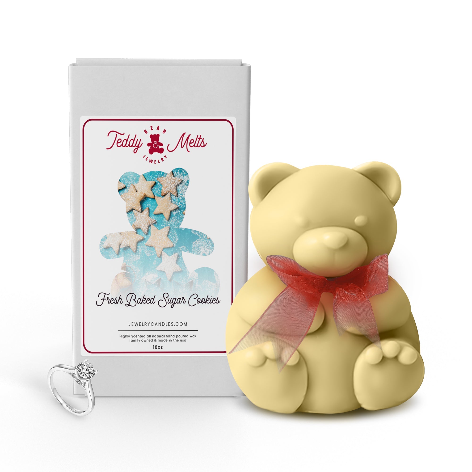 Fresh Baked Sugar Cookies GIANT Teddy Bear Jewelry Wax Melts