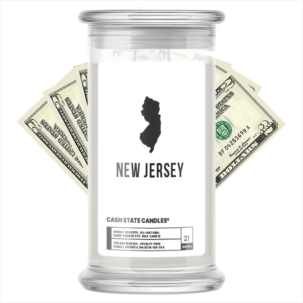 New Jersey Cash State Candles