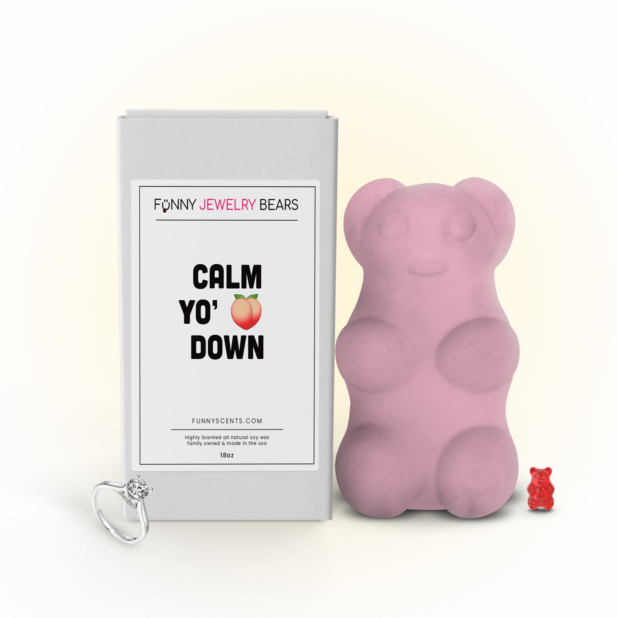 Calm Yo' Butt Down Funny Jewelry Bear Wax Melts