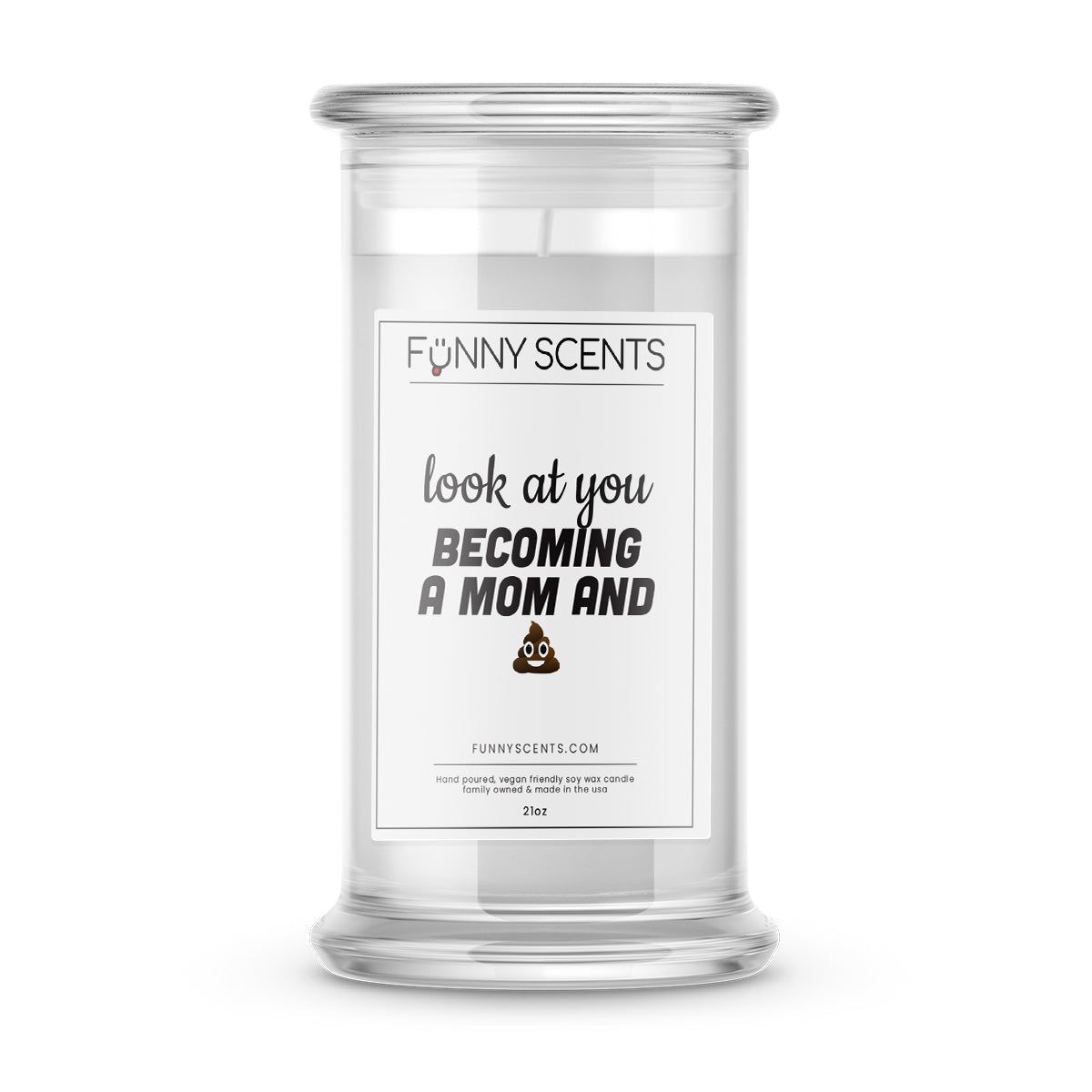 Look at you Becoming a Mom and Shit Funny Candles