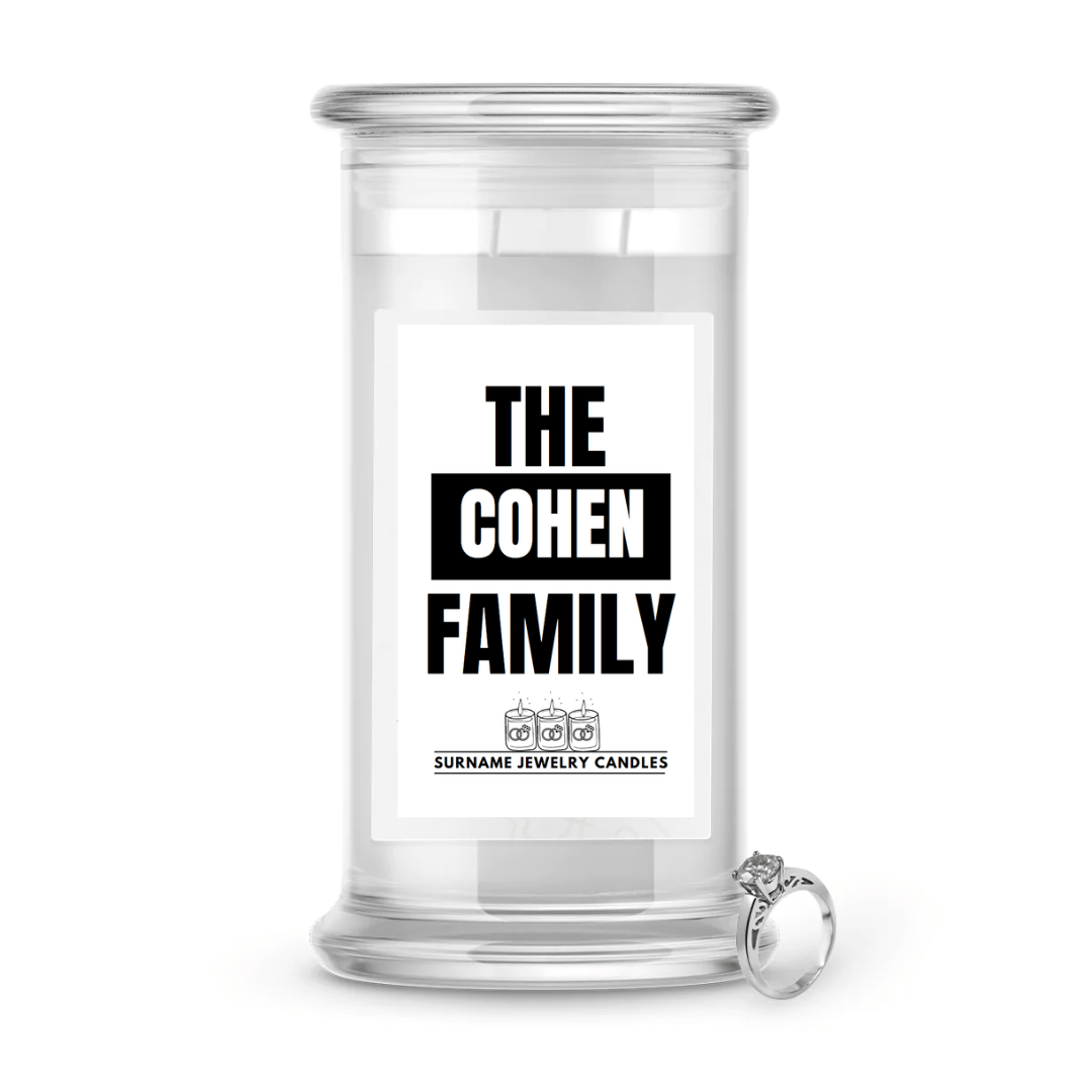 The Cohen Family | Surname Jewelry Candles