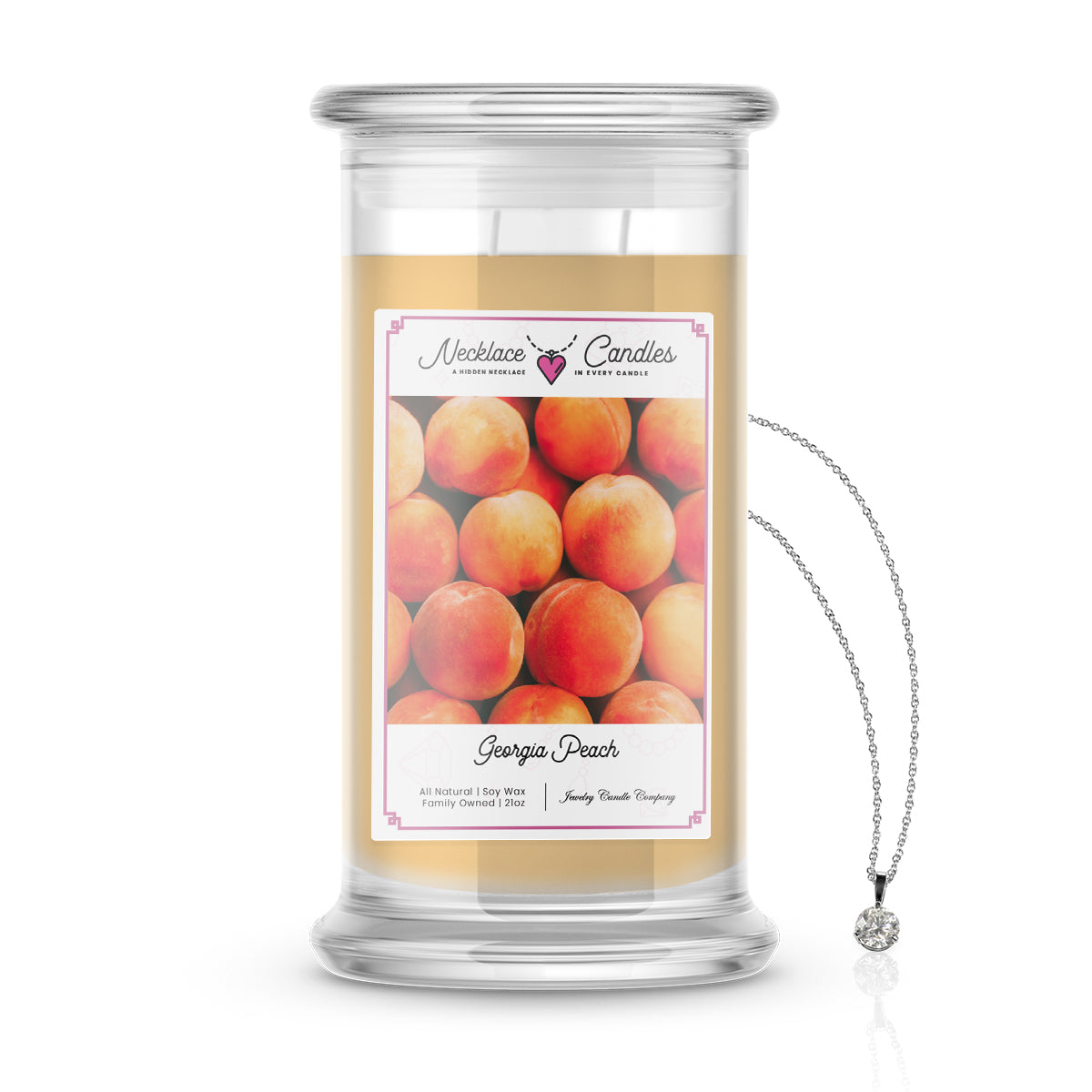Georgia Peach | Necklace Candles