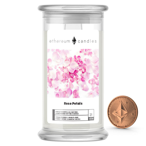 Rose Petals Ethereum Candles