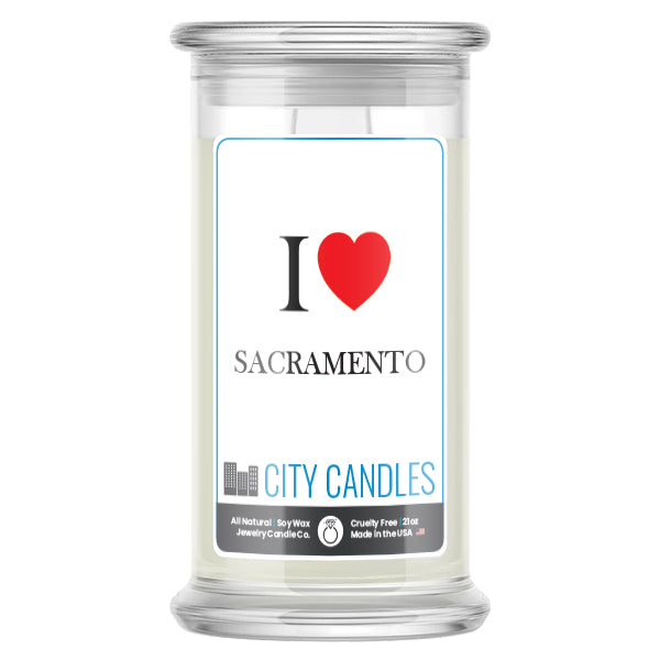I Love SACRAMENTO Candle