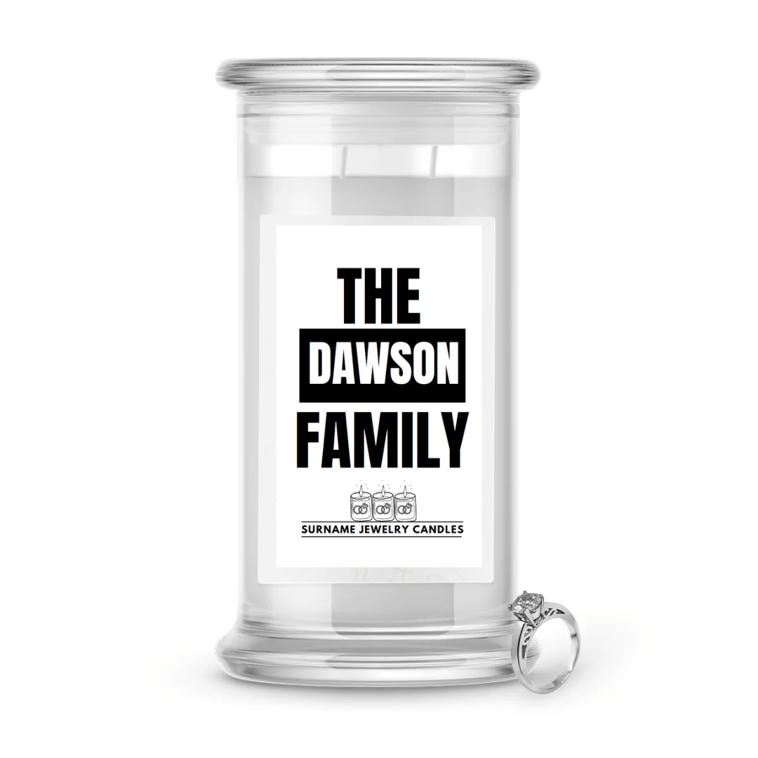 The Dawson Family | Surname Jewelry Candles