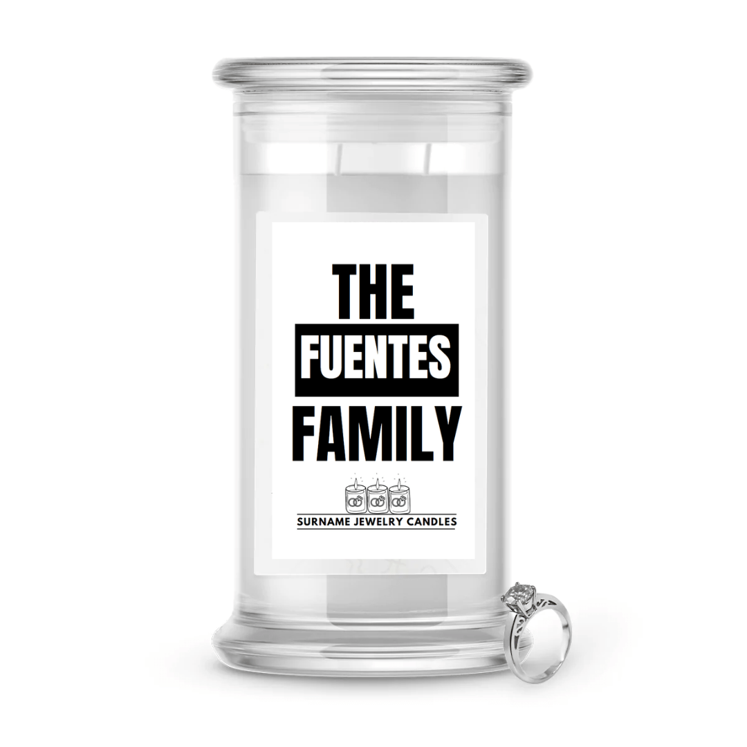 The Fuentes Family | Surname Jewelry Candles