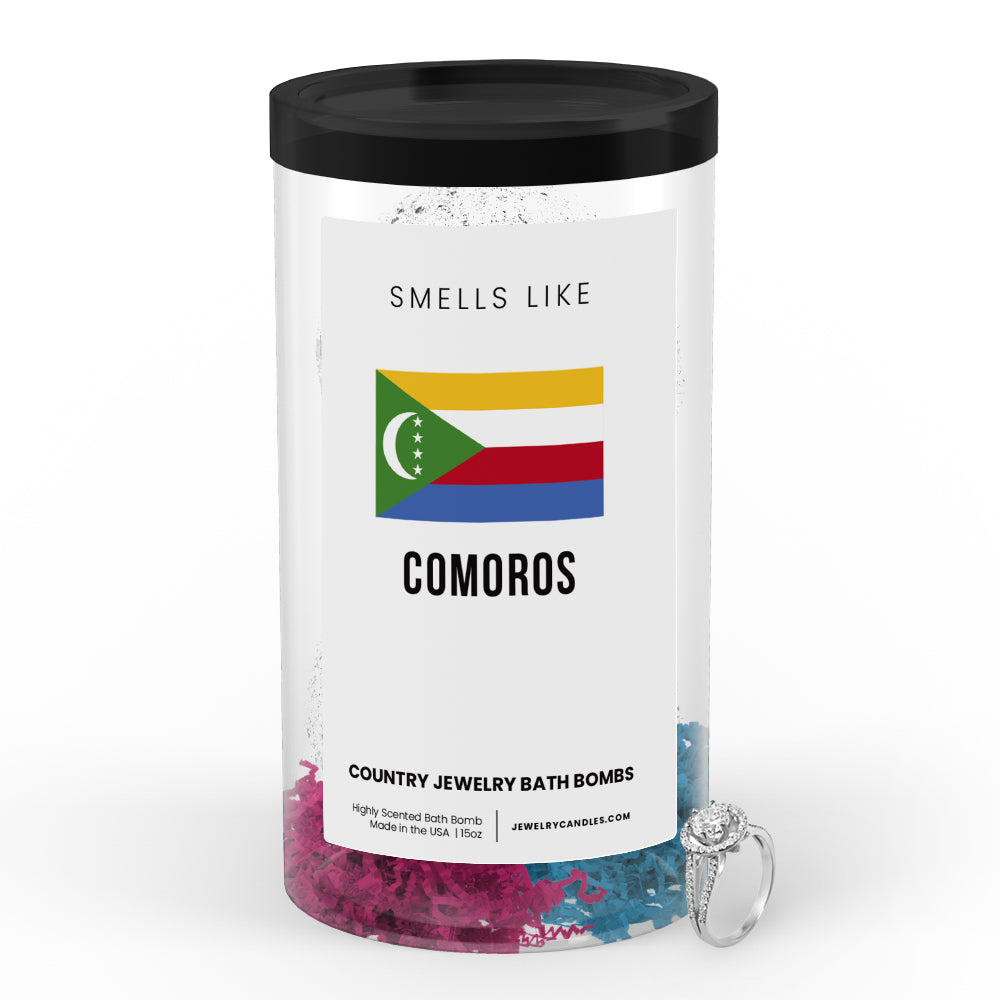 Smells Like Comoros Country Jewelry Bath Bombs