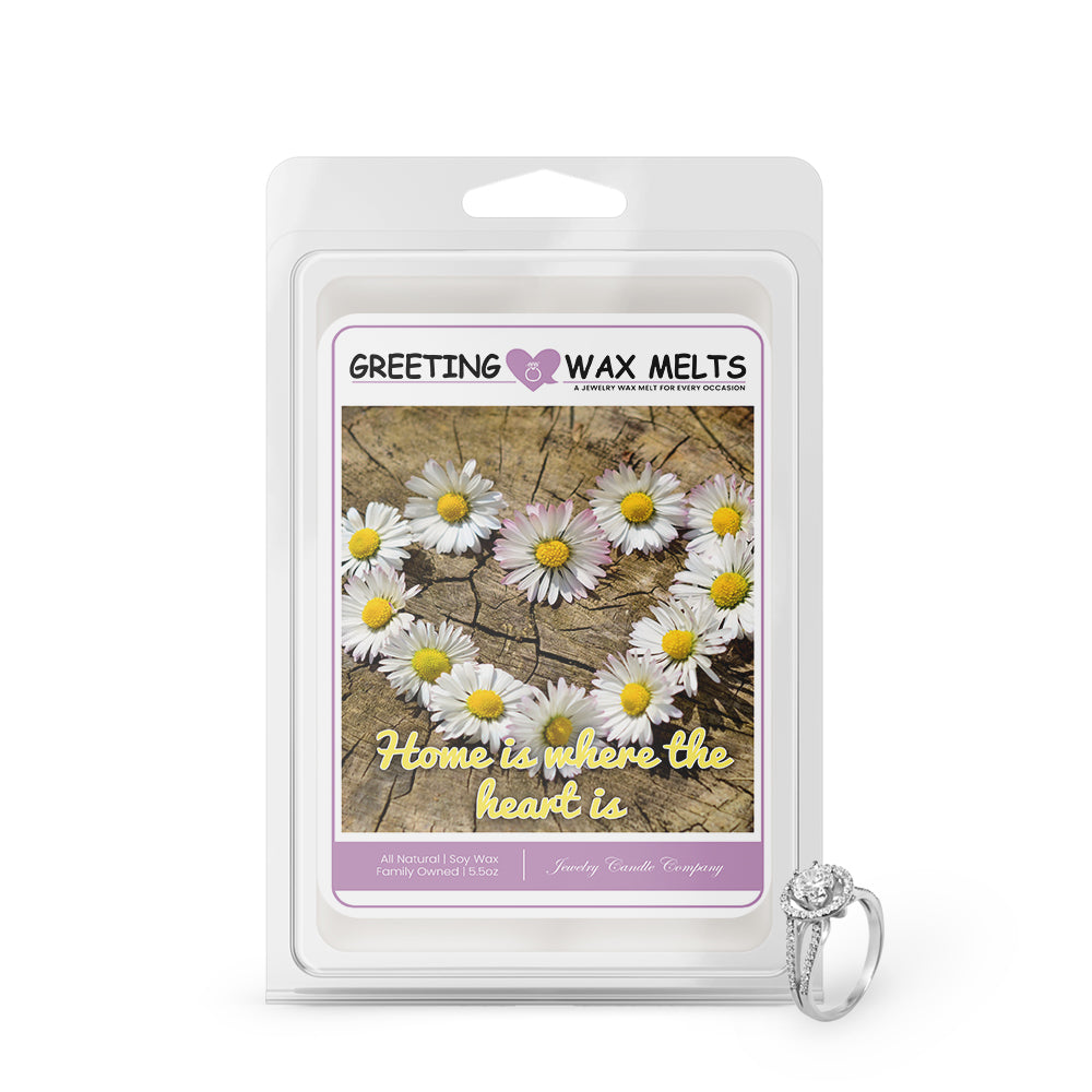 Home is where heart is Greetings Wax Melt