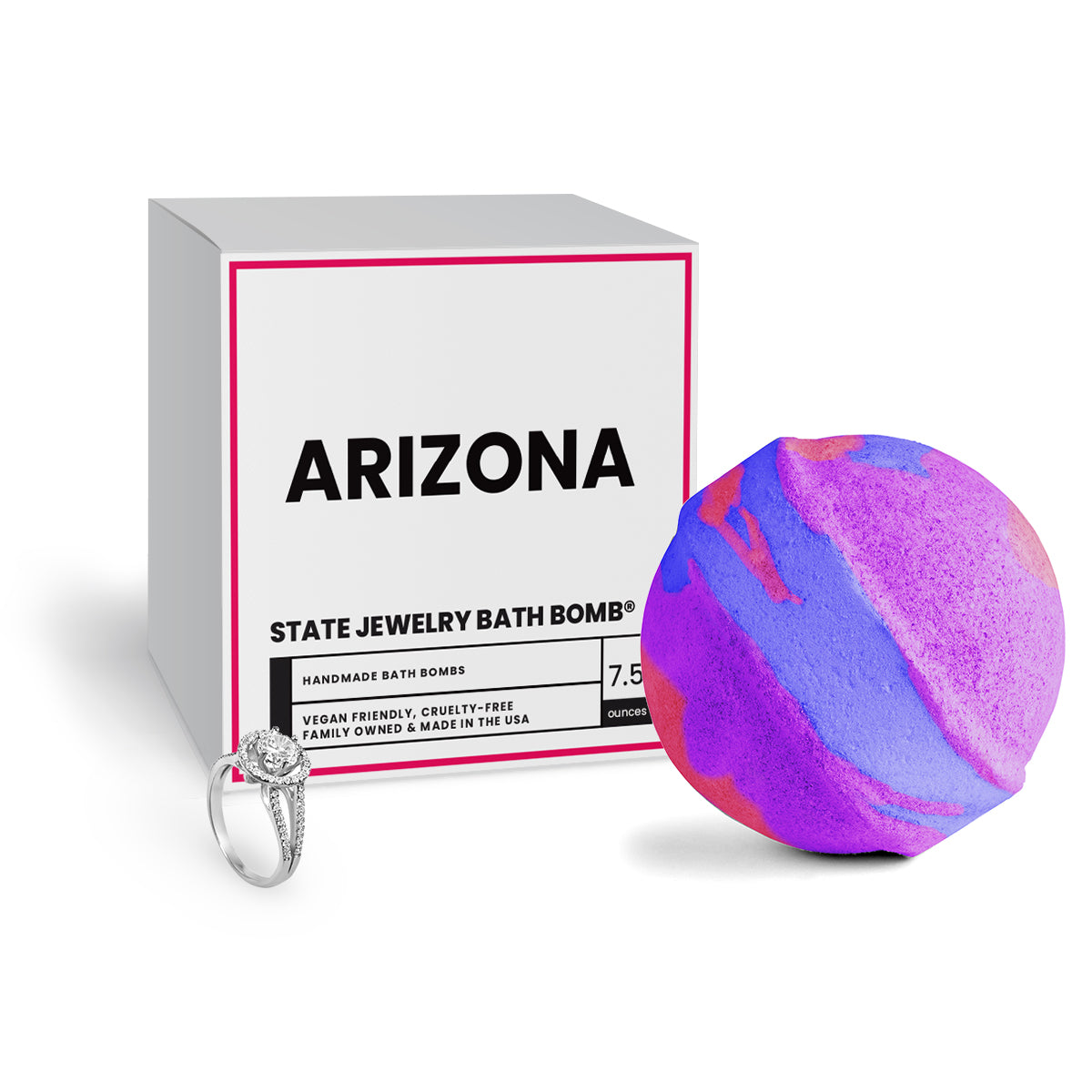 Arizona State Jewelry Bath Bomb