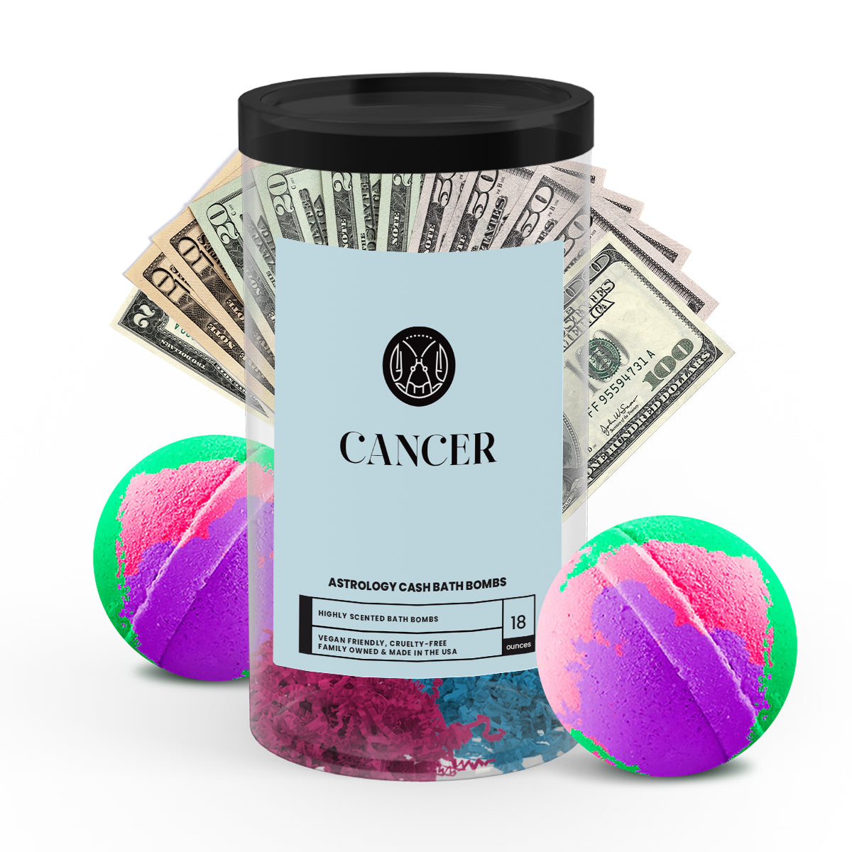 Cancer Astrology Cash Bath Bombs