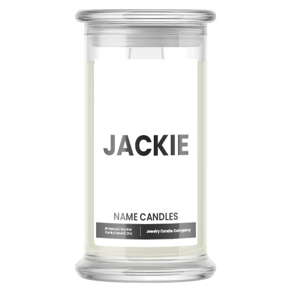JACKIE Name Candles