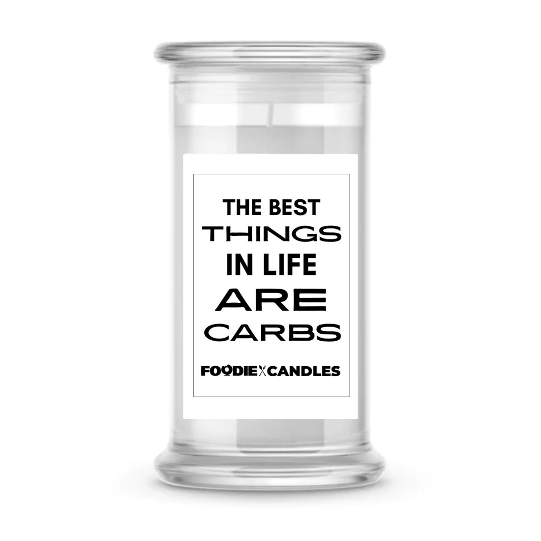 The best things in life are carbs | Foodie Candles