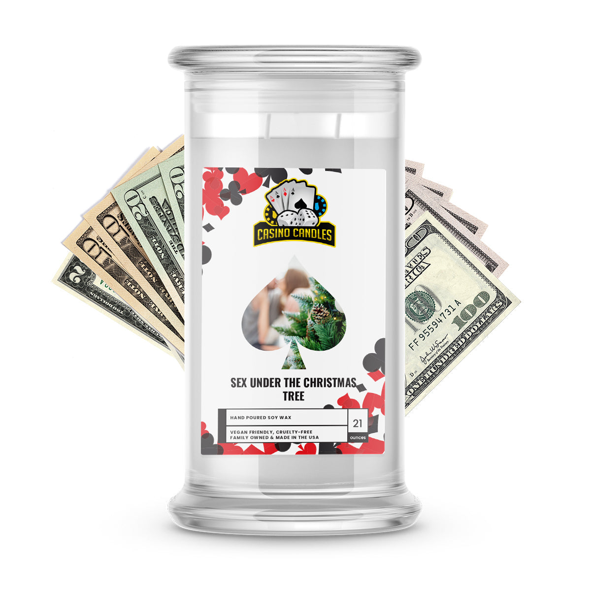Sex Under The Christmas Tree | Cash Casino Candles