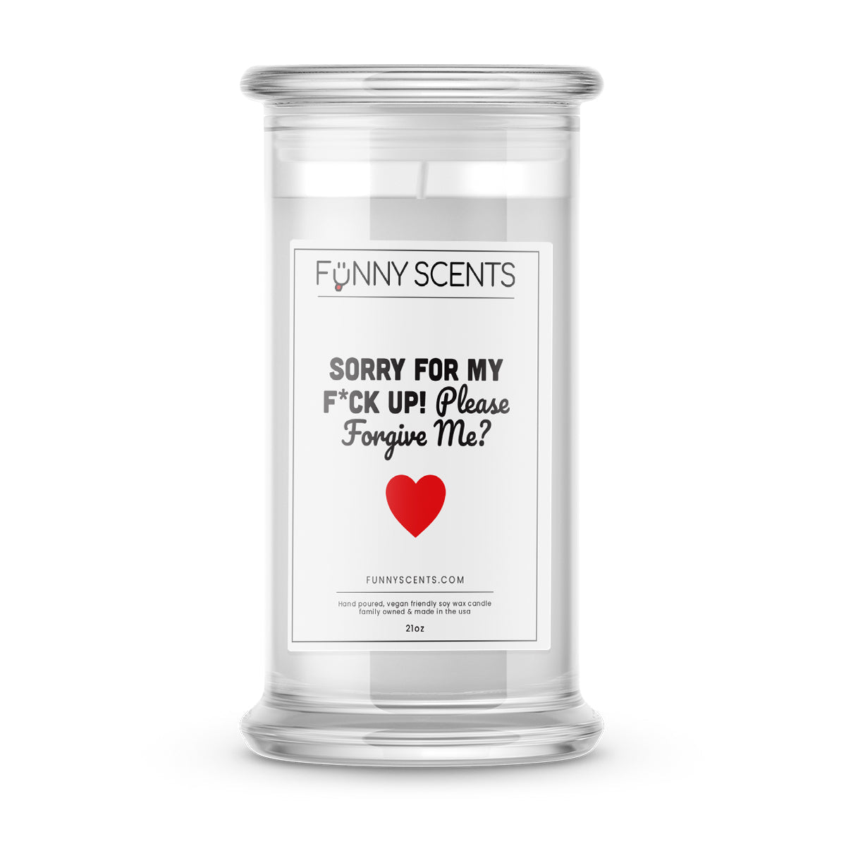 Sorry For My F*ck up! Please Forgive Me? Funny Candles