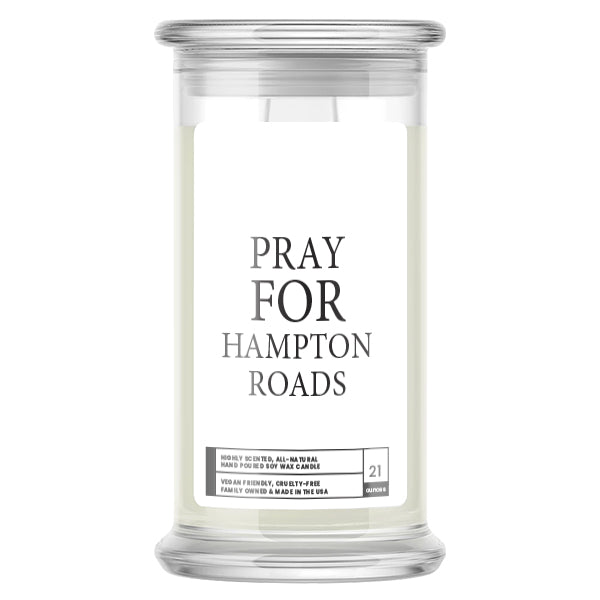 Pray For Hampton Roads Candle