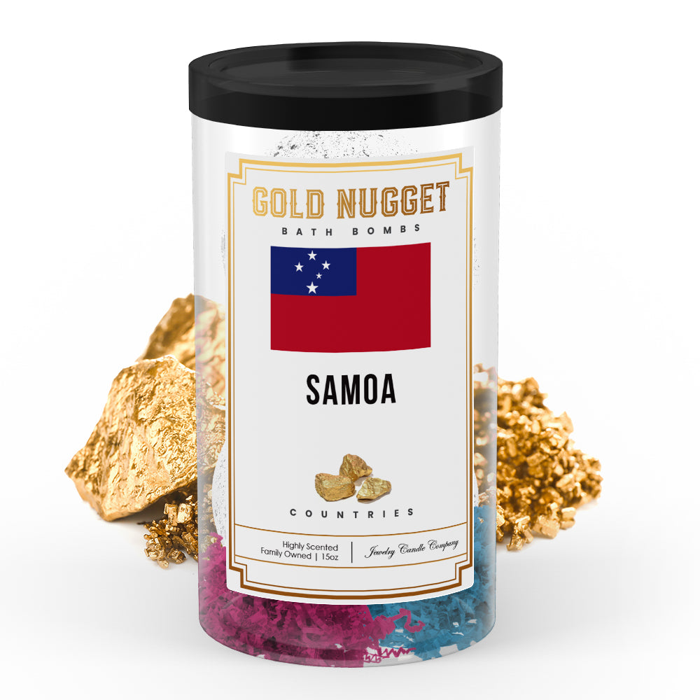 Samoa Countries Gold Nugget Bath Bombs