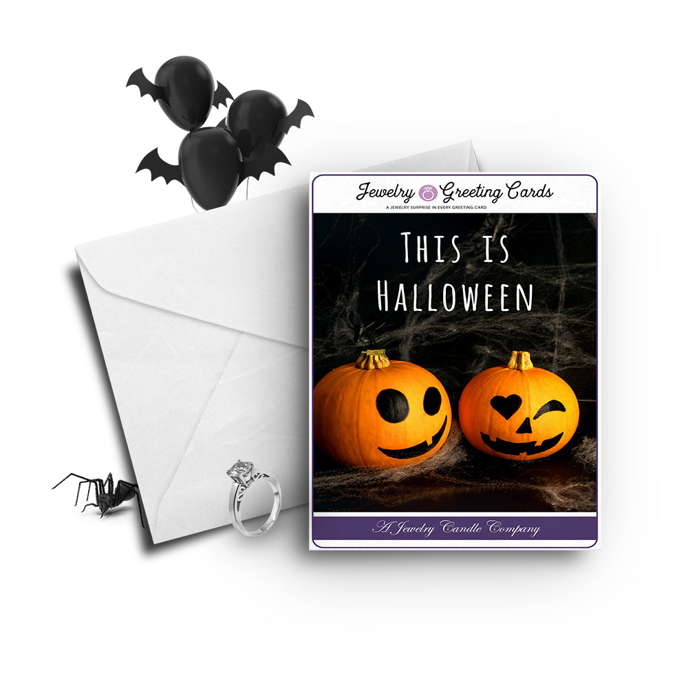 This Is halloween Jewelry Greetings Card