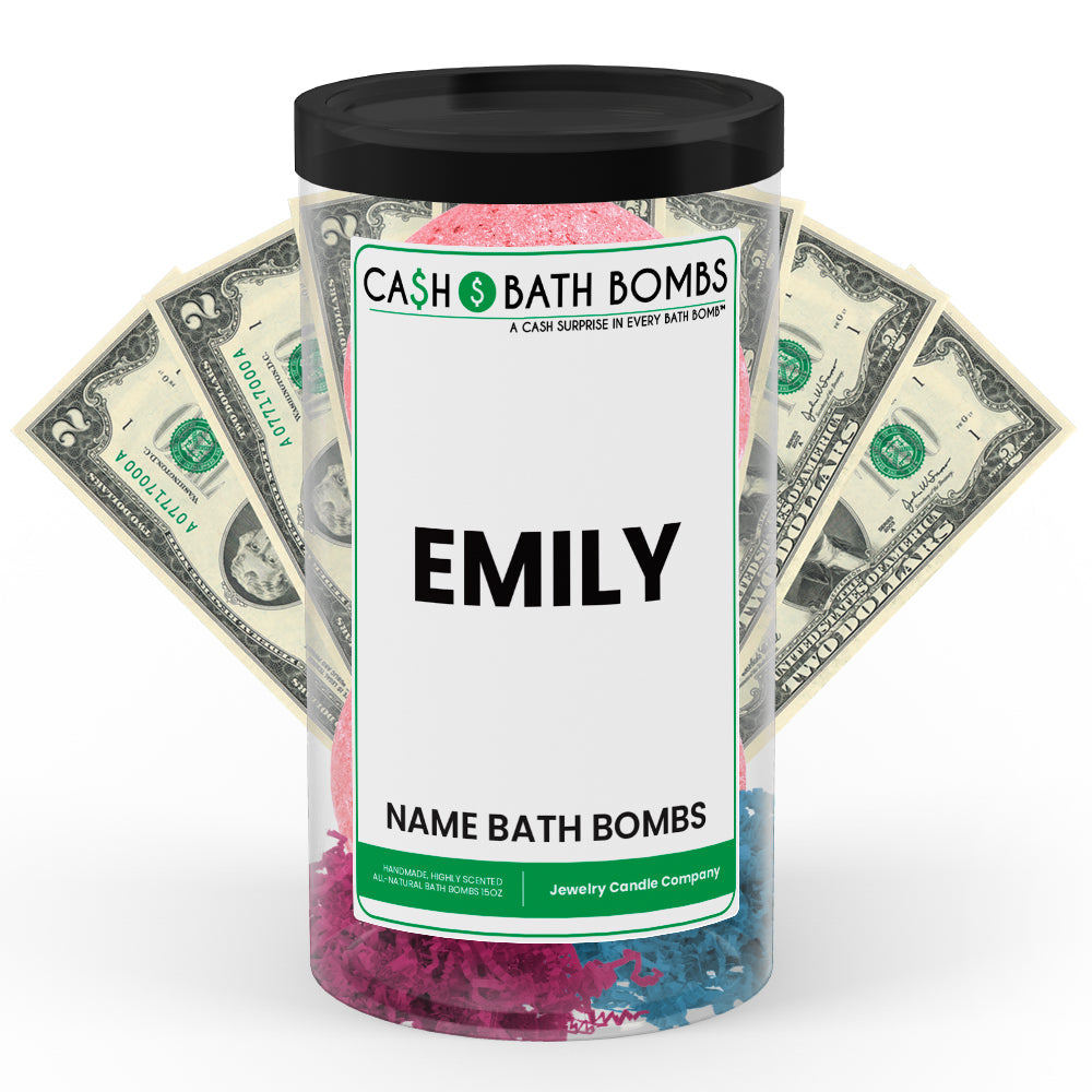 EMILY Name Cash Bath Bomb Tube