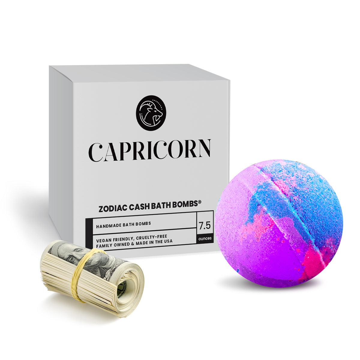 Capricorn Zodiac Cash Bath Bomb
