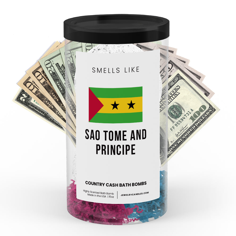 Smells Like Sao Tome and Principe Country Cash Bath Bombs