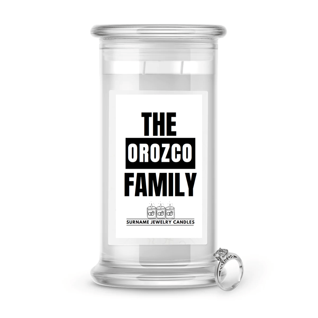 The Orozco Family | Surname Jewelry Candles