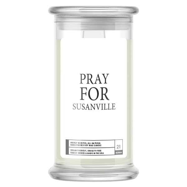 Pray For Susanville Candle