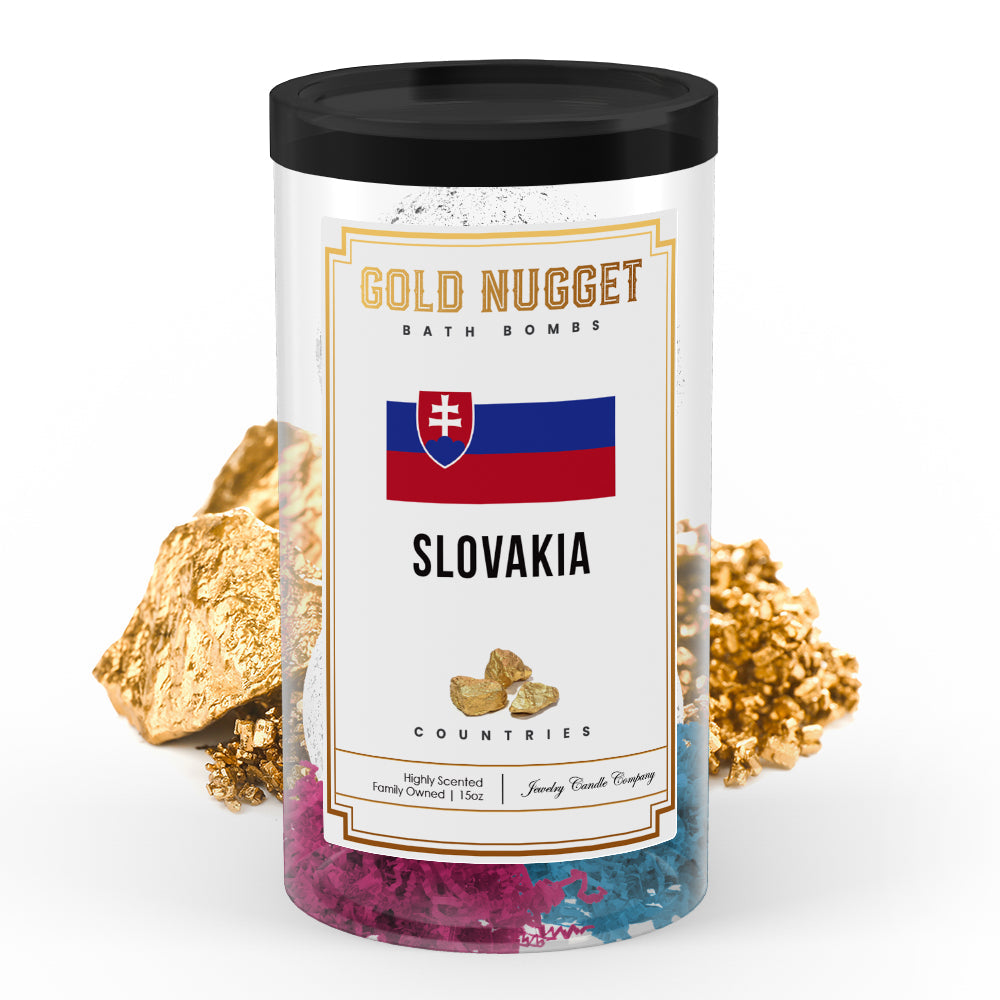 Slovakia Countries Gold Nugget Bath Bombs
