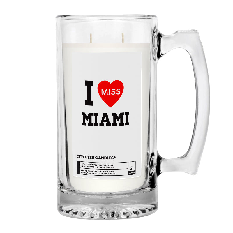 I miss Miami City Beer Candles