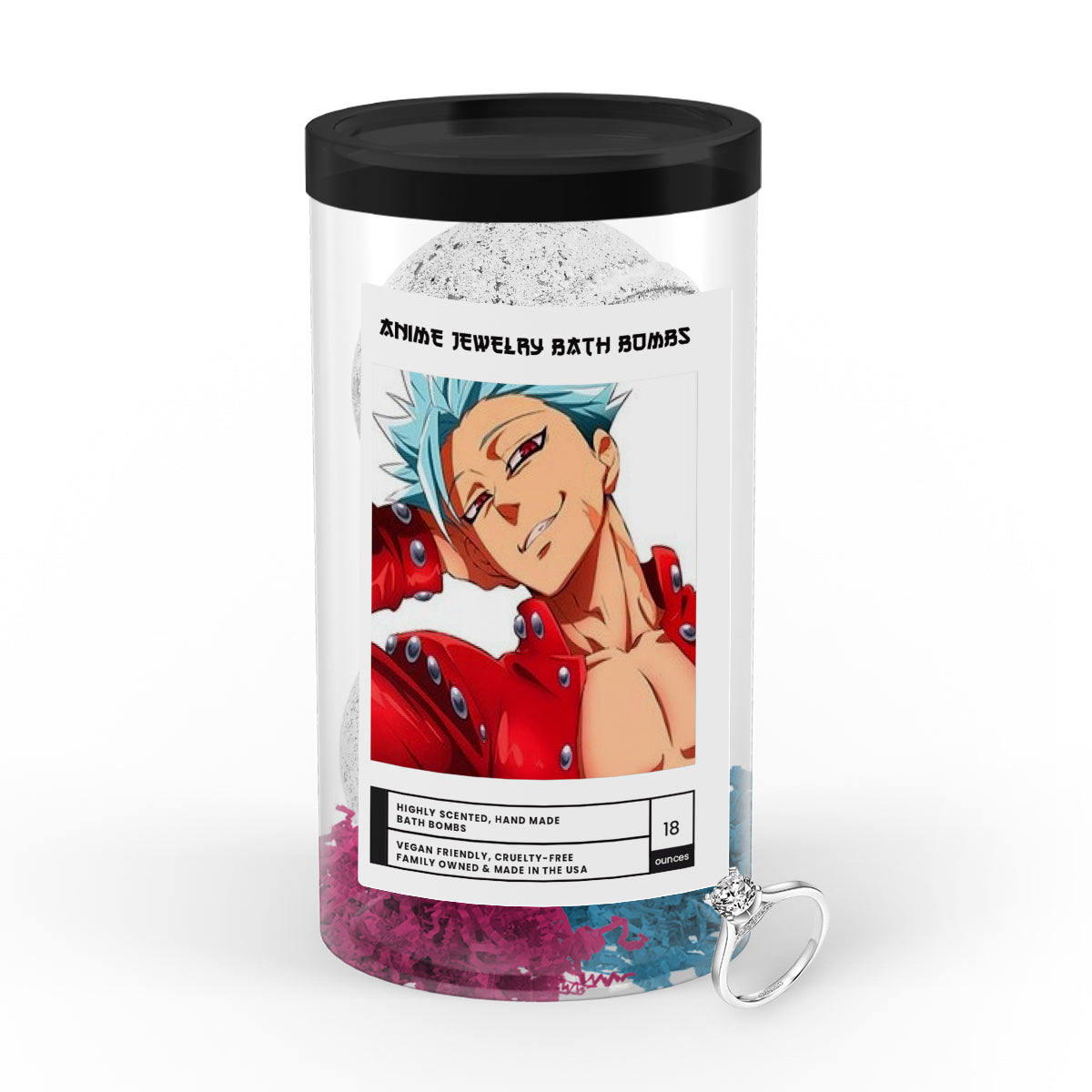 Ban (バン) | Anime Jewelry Bath Bombs