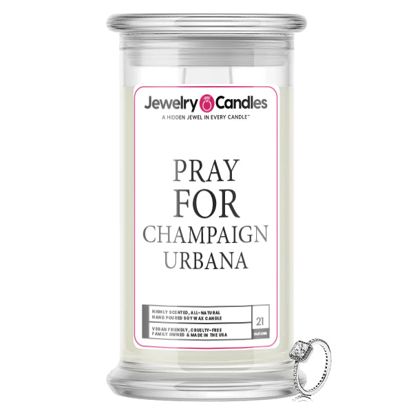 Pray For Champaign Urbana Jewelry Candle