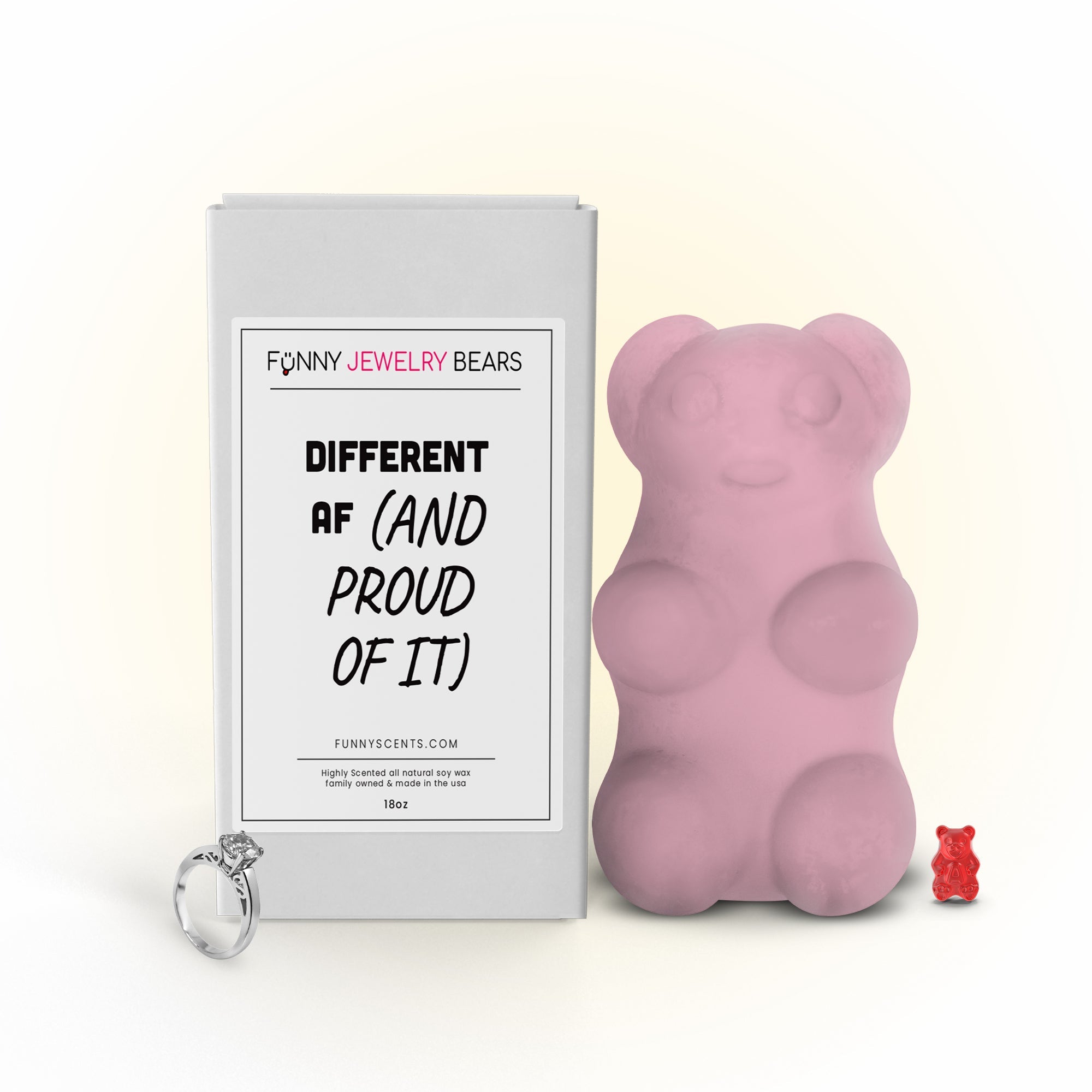 Different AF(And Proud Of It) Funny Jewelry Bear Wax Melts
