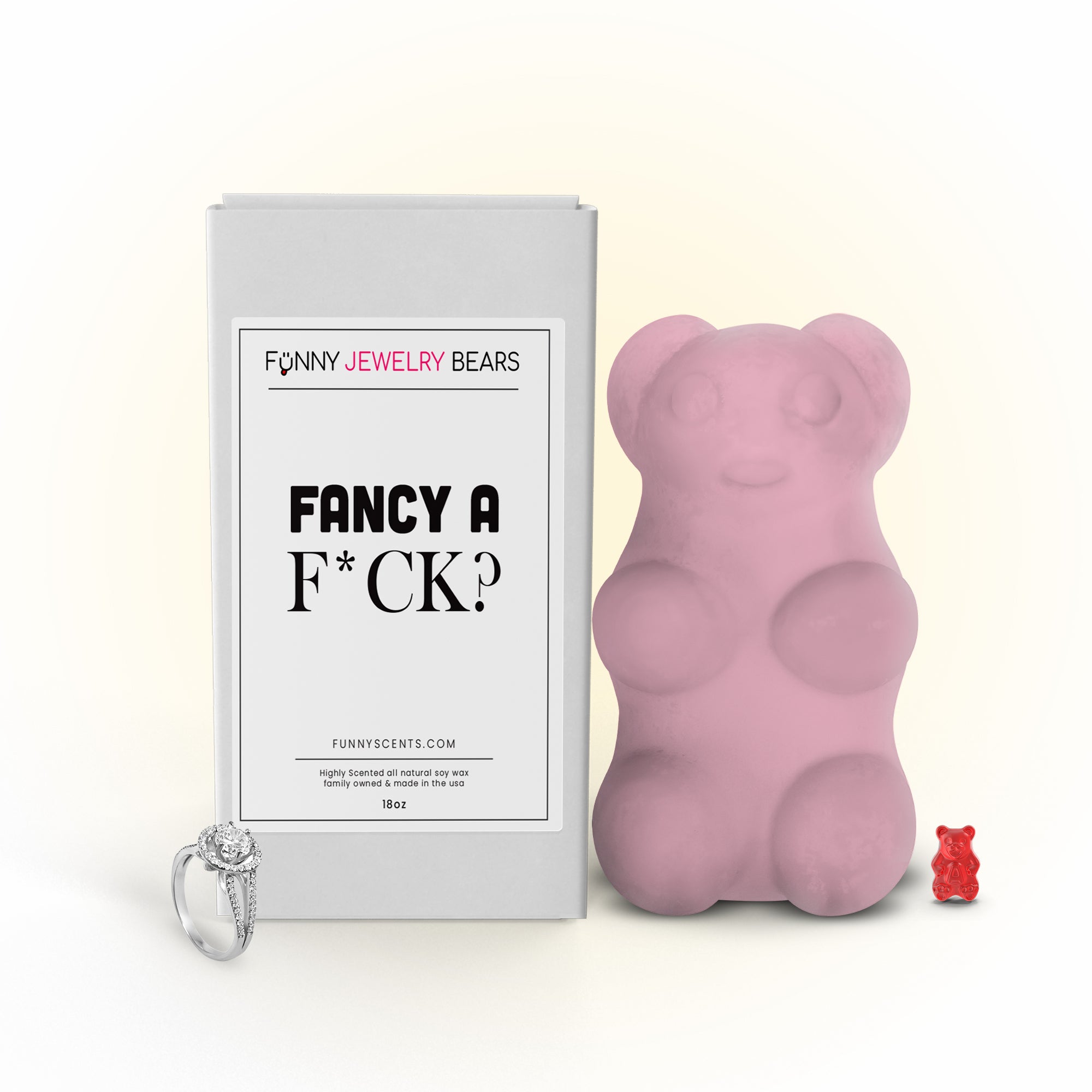 Fancy a F*ck? Funny Jewelry Bear Wax Melts