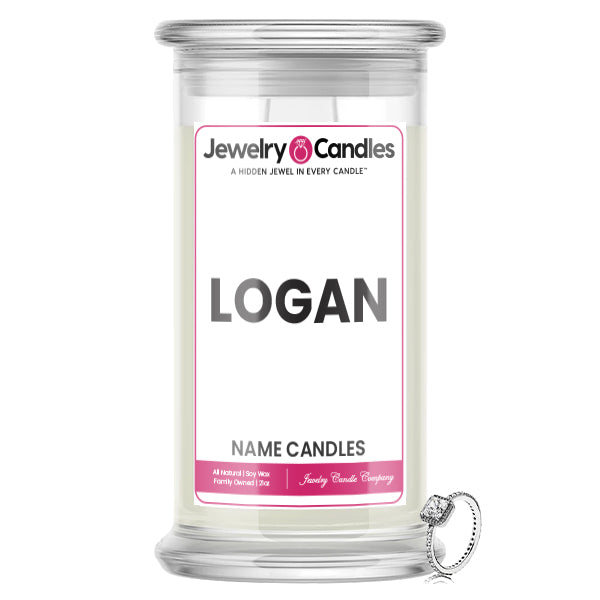 LOGAN Name Jewelry Candles