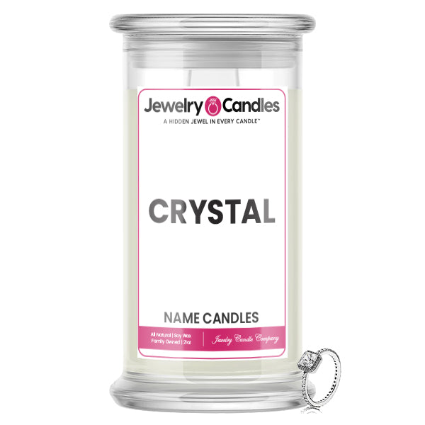 CRYSTAL Name Jewelry Candles