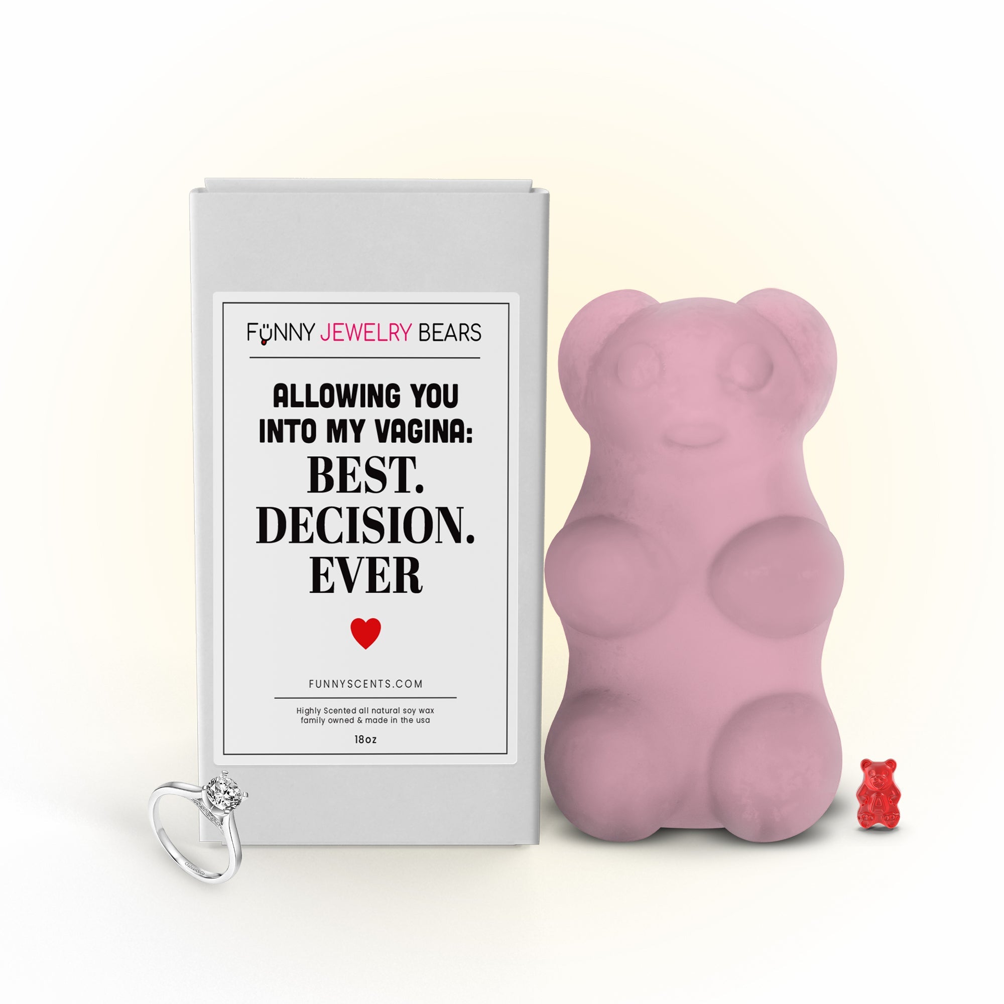 Allowing You Into My Vagina: Best Decision Ever Funny Jewelry Bear Wax Melts