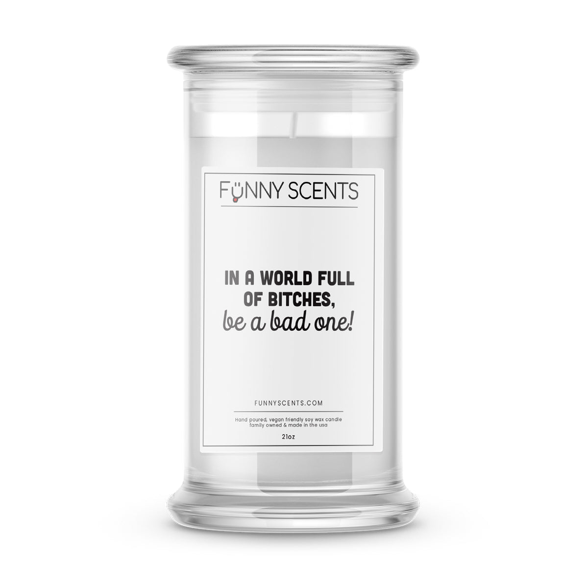 In a world full of Bitches, be a bad one! Funny Candles