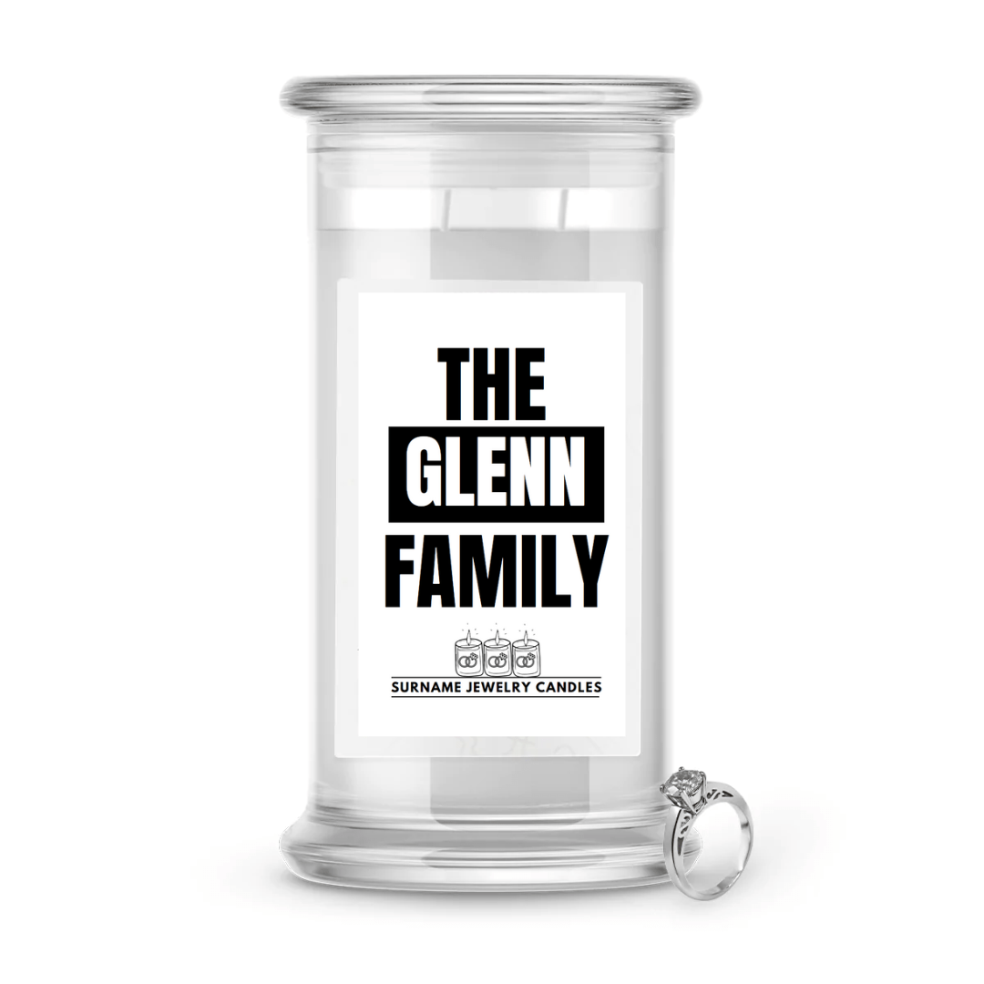 The Glenn Family | Surname Jewelry Candles