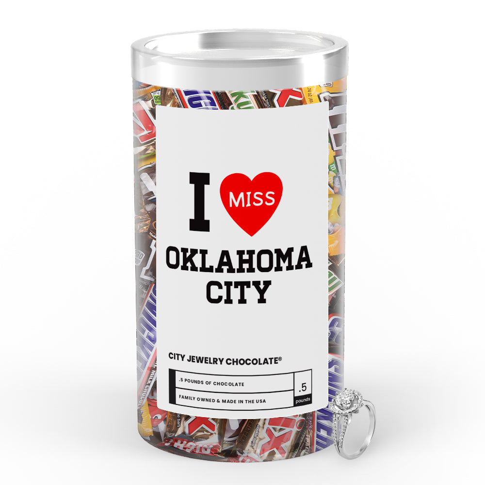 I miss Oklahoma City Jewelry Chocolate