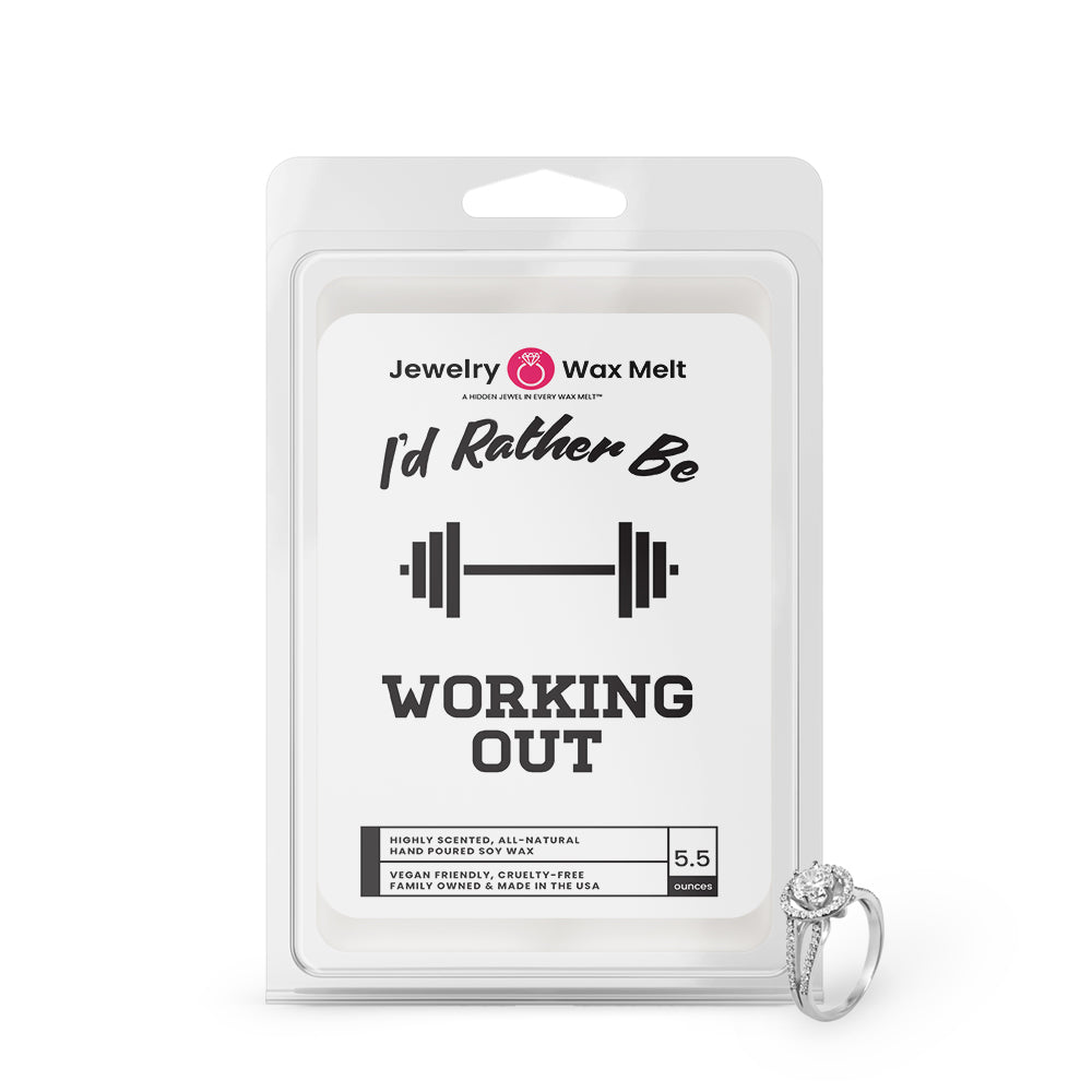 I'd rather be Working Out Jewelry Wax Melts
