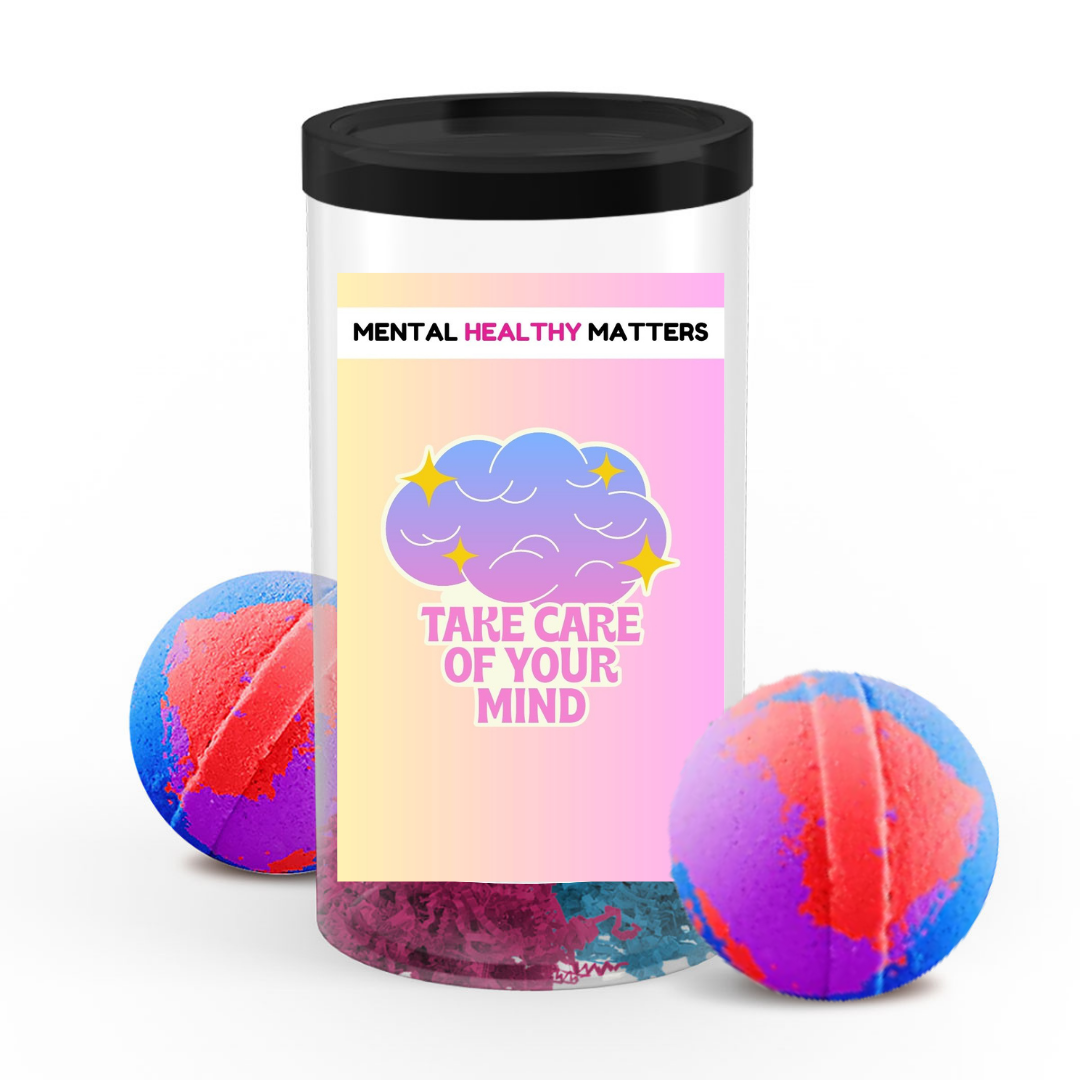 TAKE CARE OF YOUR MIND | MENTAL HEALTH BATH BOMBS