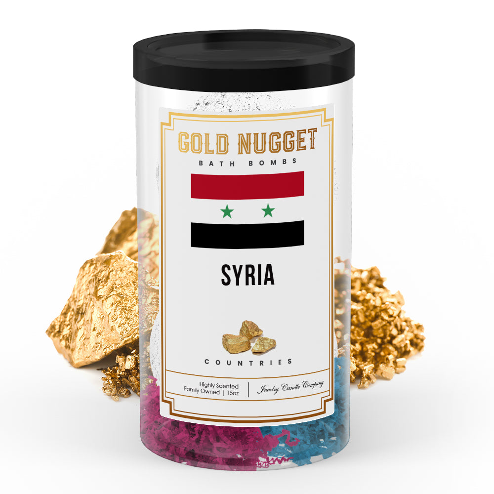 Syria Countries Gold Nugget Bath Bombs