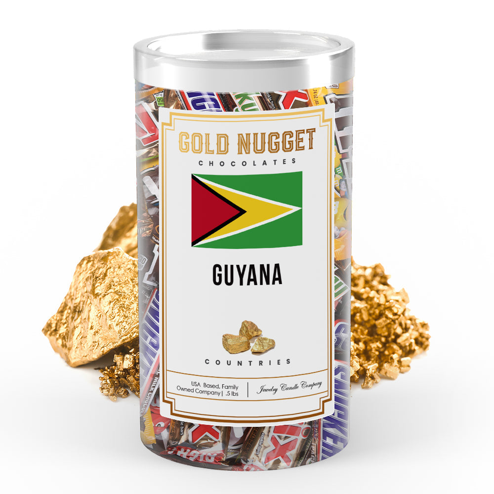 Guyana Countries Gold Nugget Chocolates